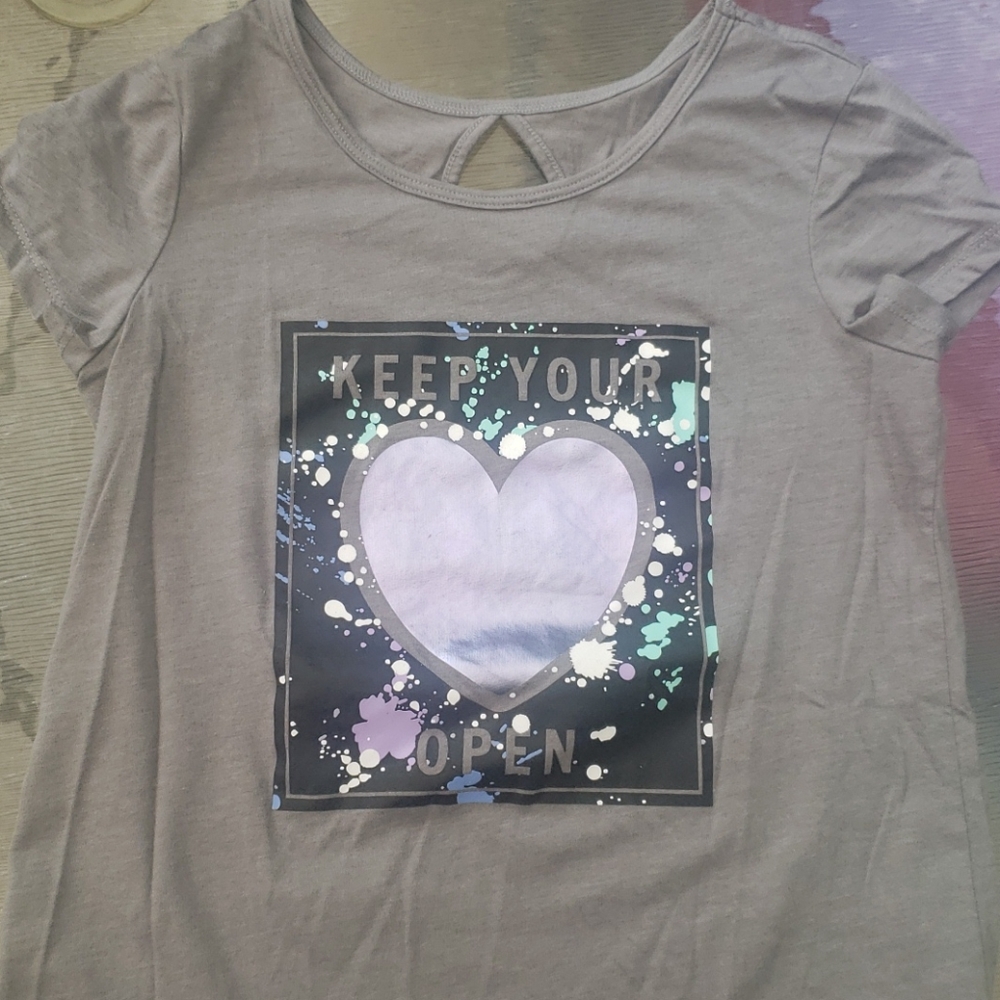 Justice T-shirt, size 10, short sleeve